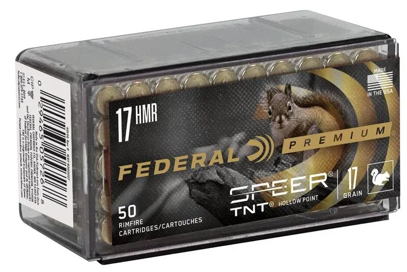 Federal Premium V-Shok 17 HMR 17 Grain TNT HP (50-Rounds)