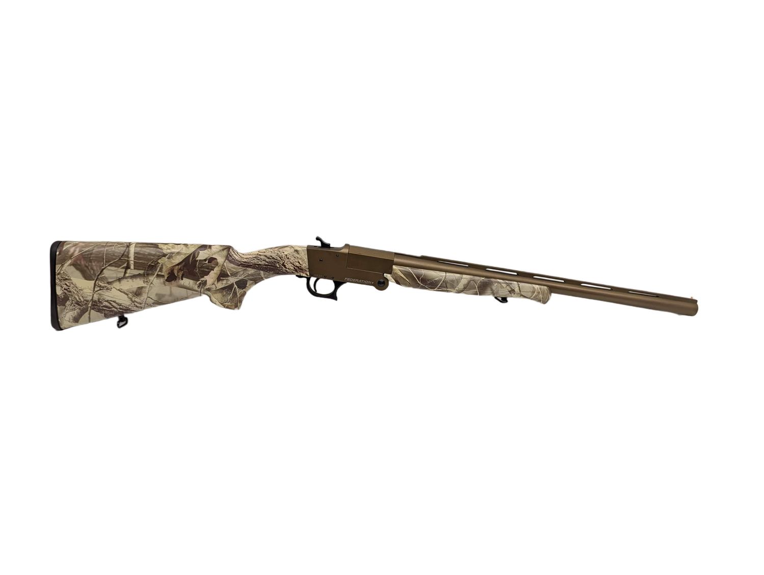 Federation SB20 3 Federation SB20 3" Camo/Bronze 20" Barrel Single Shot Shotgun