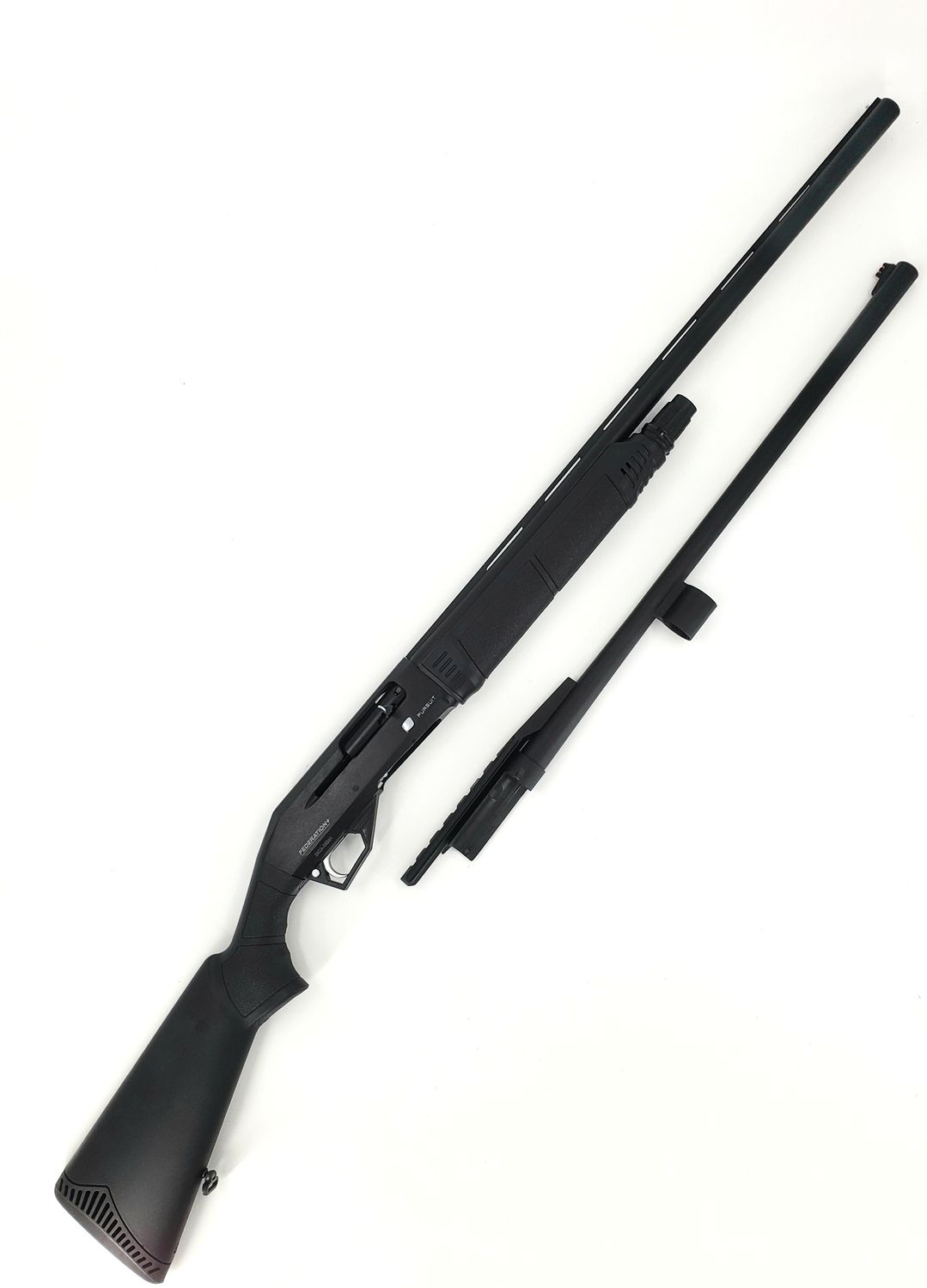 Federation Pursuit 12 Gauge 3" 28" Vent Rib / 24" Rifled Cantilever Synthetic Stock Semi-Auto Shotgun Combo