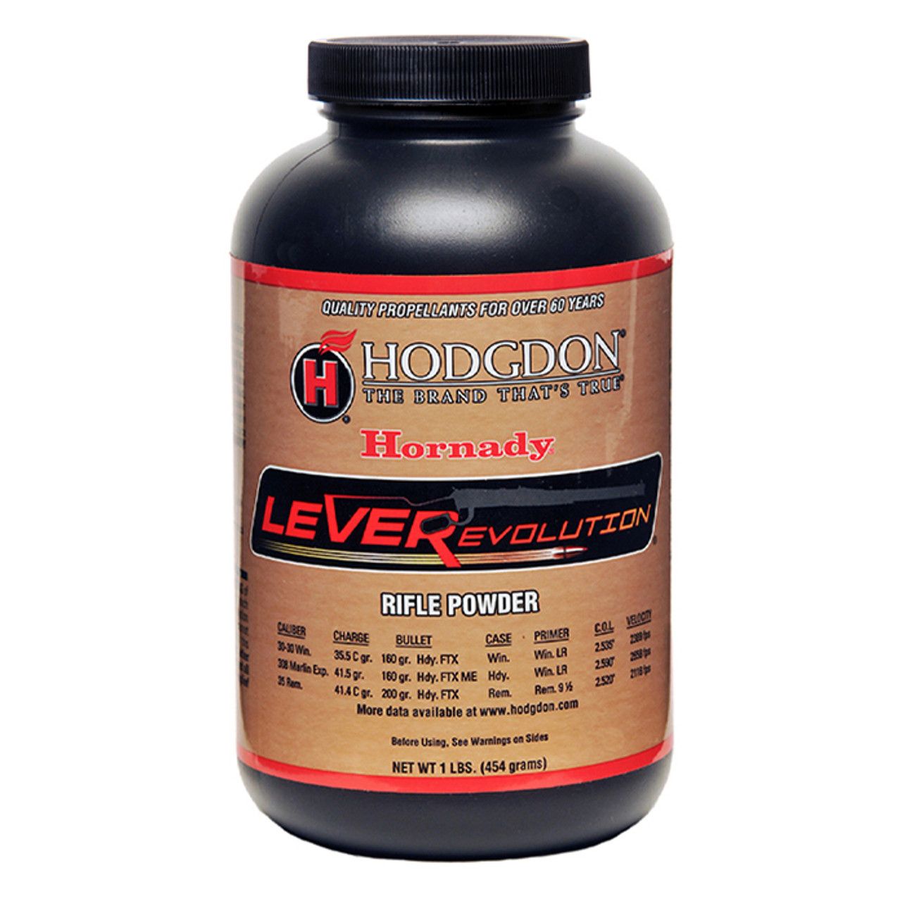 Hodgdon Hornady LEVERevolution Rifle Powder