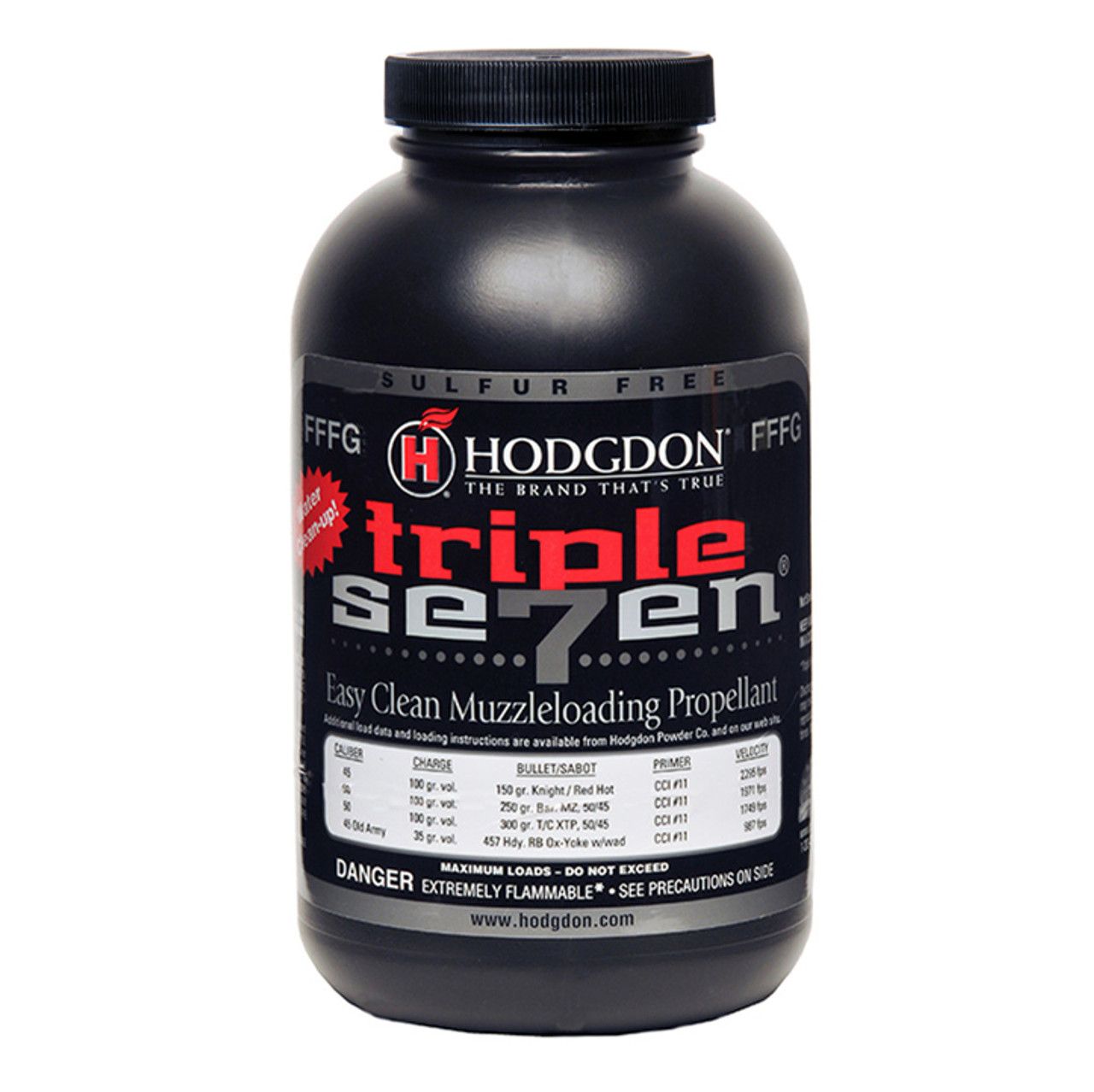 Hodgdon Triple Seven Easy Clean Muzzleloading Propellant FFFG