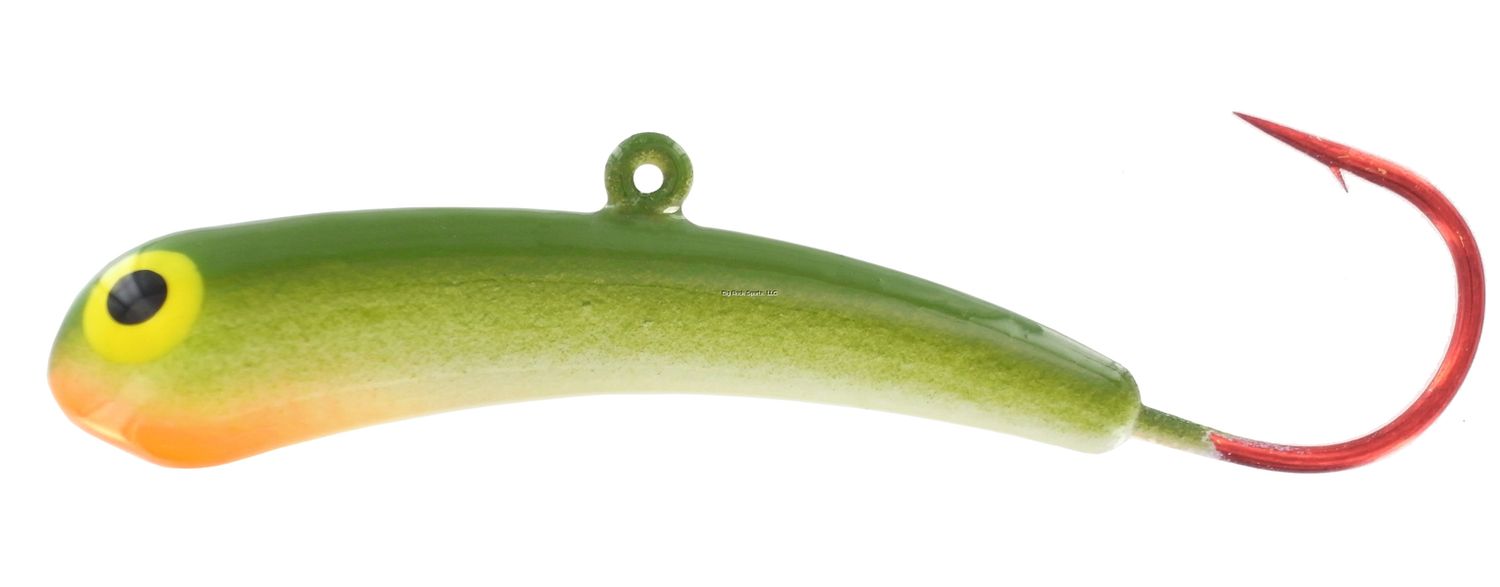 Badd Boyz BB3-SMLTGL Jigging Lure 2.5 Badd Boyz BB3-SMLTGL Jigging Lure 2.5" 5/8oz Glow Smelt