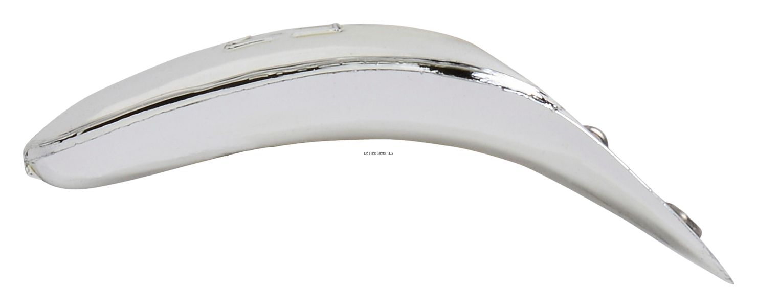 Yakima Bait 958 MSIL Flatfish Wiggling Plug, #U-20, 3-1/4 Yakima Bait 958 MSIL Flatfish Wiggling Plug, #U-20, 3-1/4" Treble Hooks, Metallic Silver, Floating