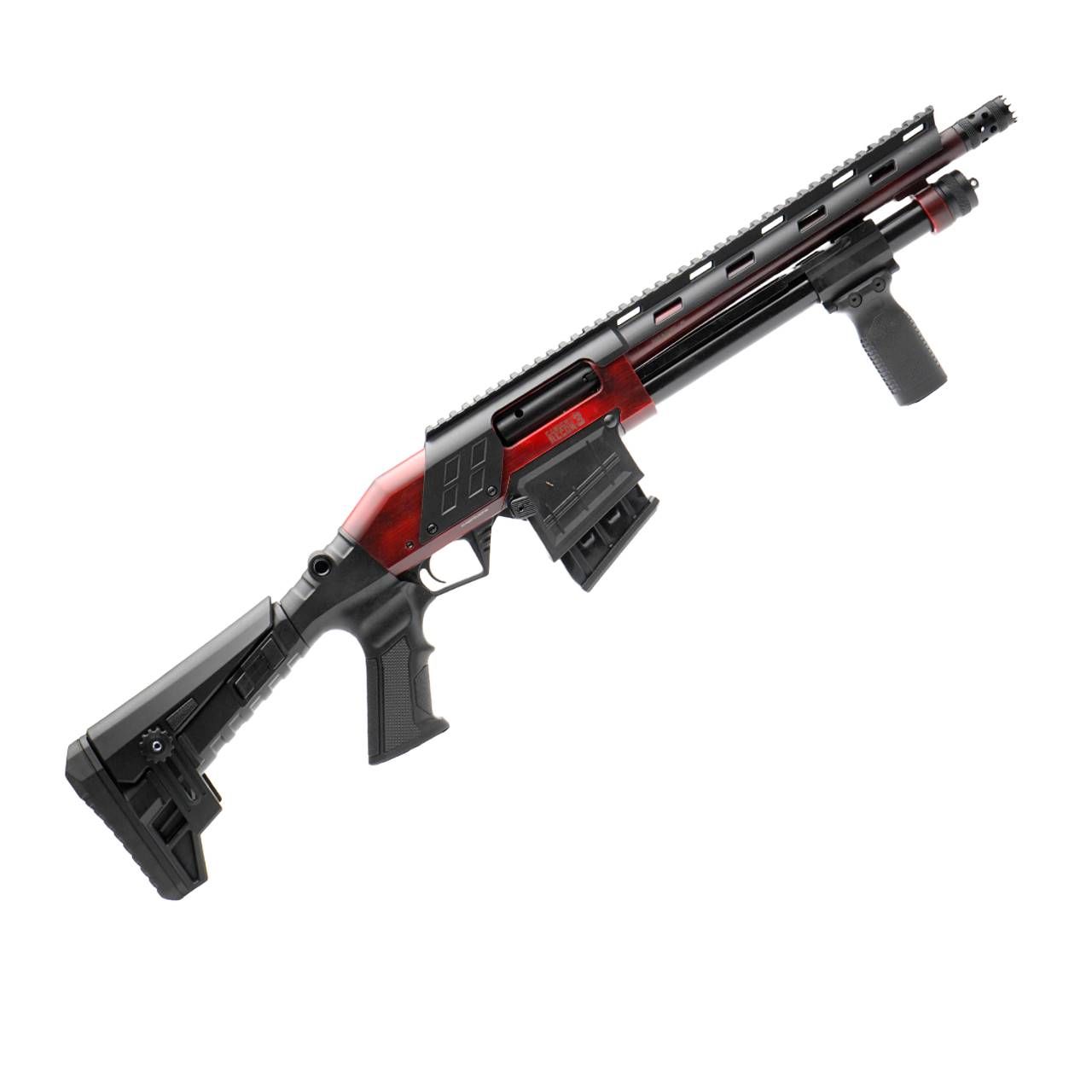 Canuck Recon 3 12 Gauge 3" 12" Barrel Distressed Red Magazine Fed Pump Action Shotgun