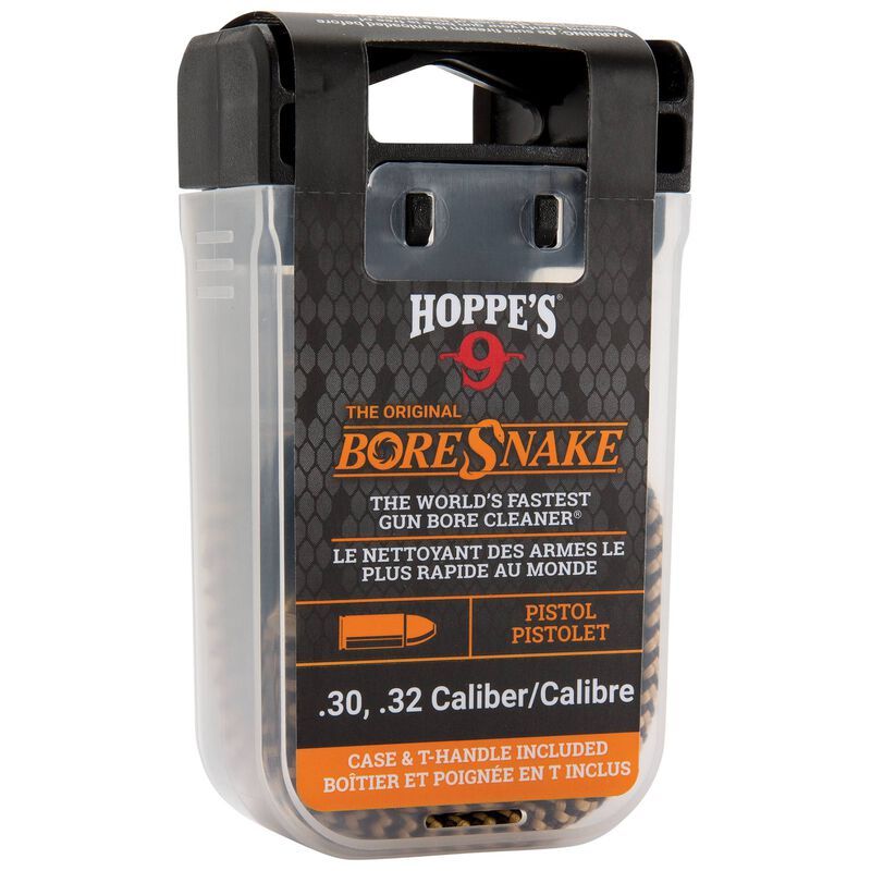 Hoppe's BoreSnake w/ Carry Case & Pull Handle .30-.32 Cal