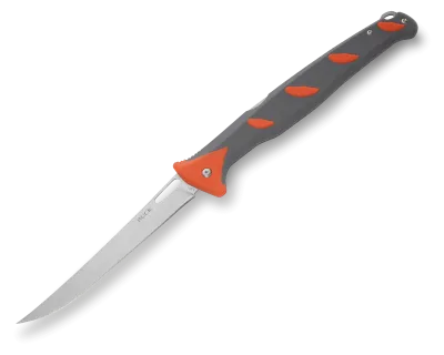 Buck Knives 148 Hookset 6" FreshWater Fillet Folding Knife Orange/Gray Handle