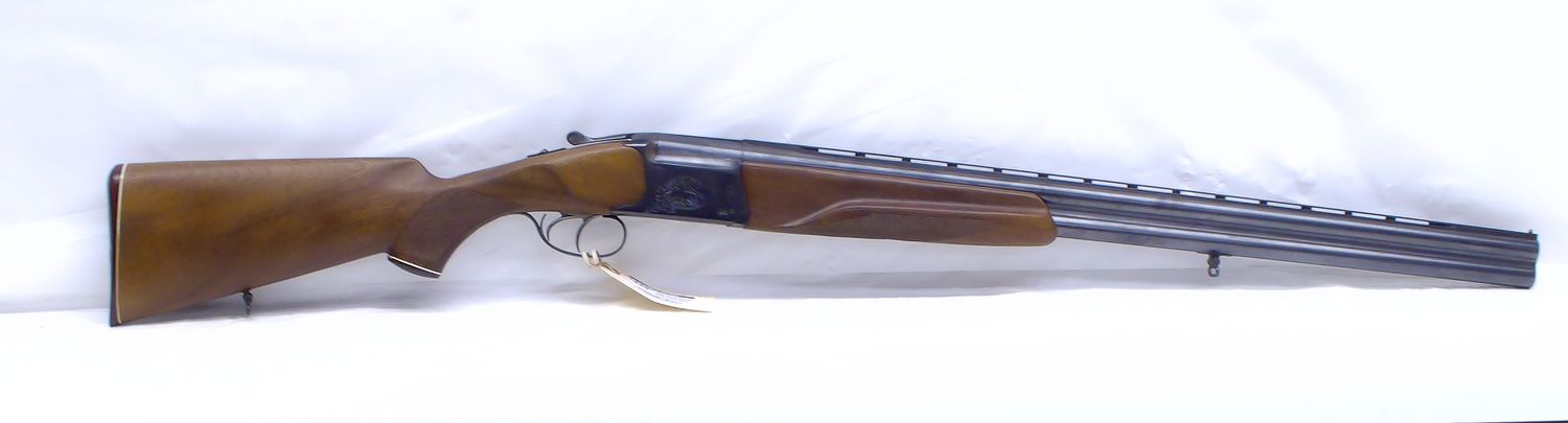 UG-21267 USED Baikal IJ-27 12 Gauge 2 3/4" Over/Under Shotgun Fixed Choke Wood Is In Good Condition