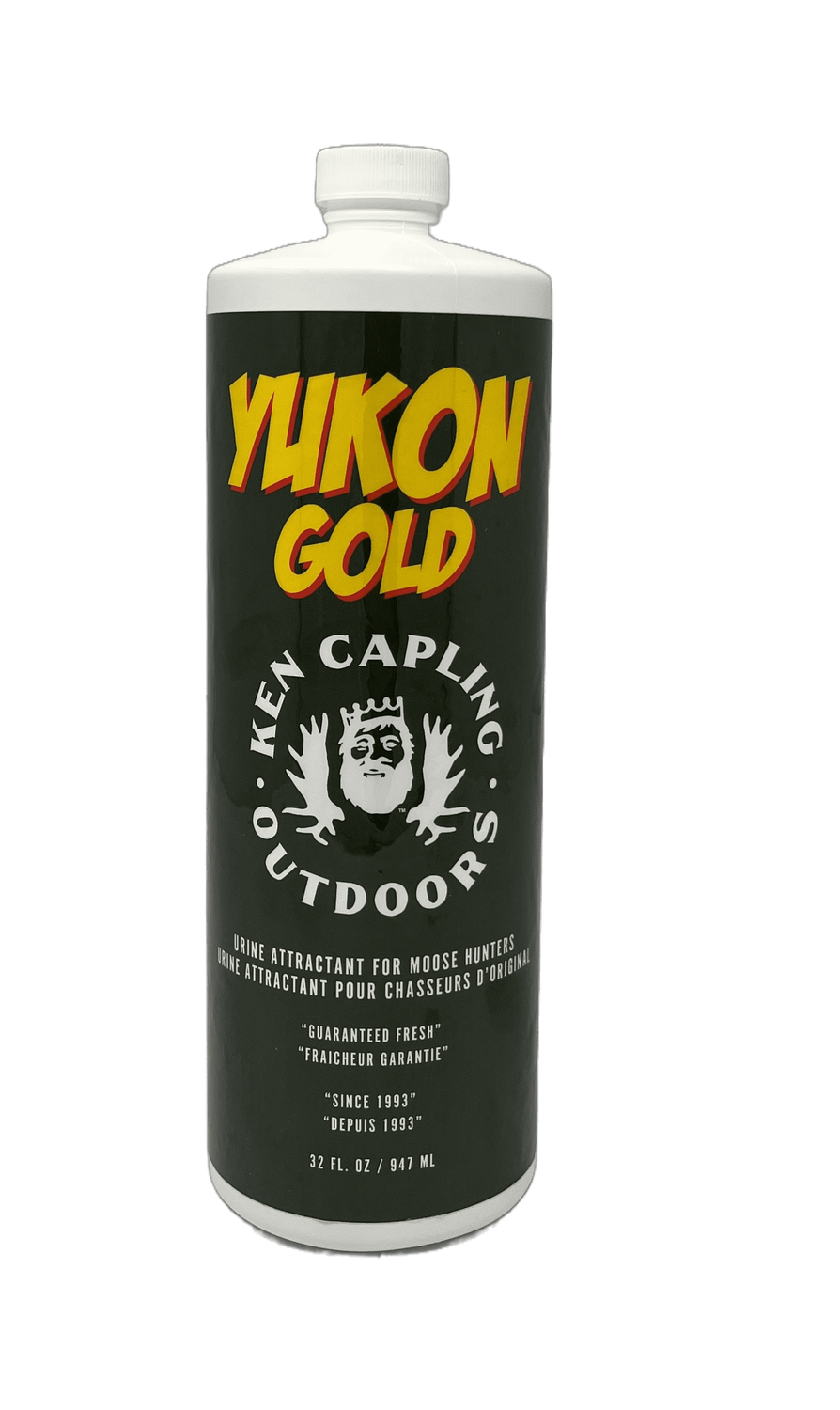 Ken Capling Outdoors Yukon Gold Urine Attractant for Moose Hunters 32 Fl Oz/947 ml