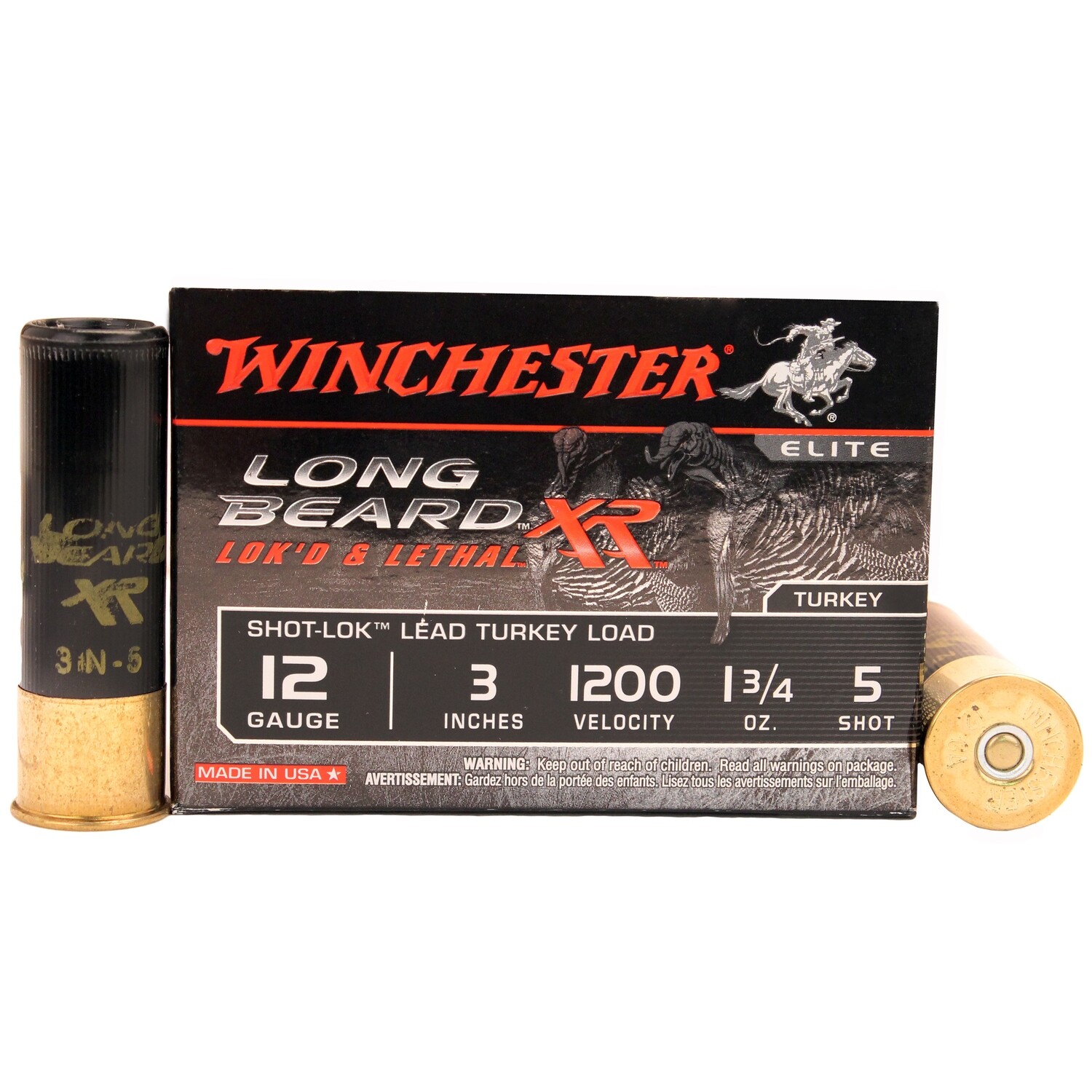 Winchester Long Beard XR 12 Gauge 3" Shot #5 1.75 oz  (10 Rounds)