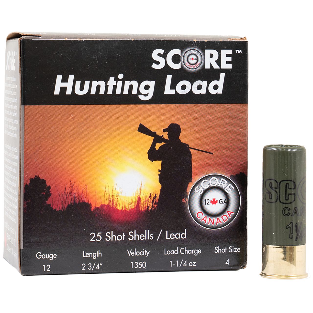 Score Lead 12 Gauge 2 3/4" 1 1/4oz #4 (250 Rounds) - Store - Triggers ...