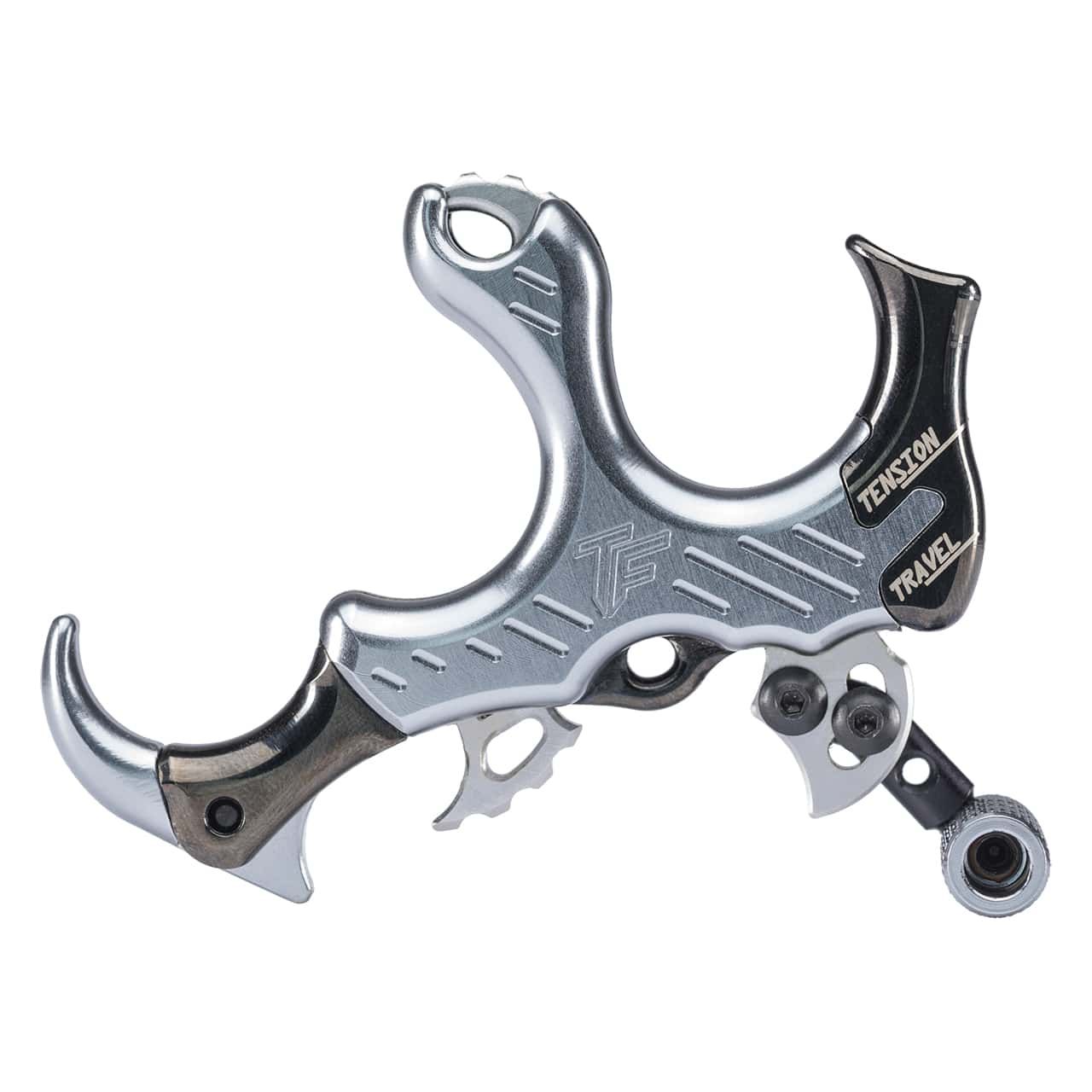 Trufire Archery Synapse 3 or 4 Finger Release Silver Finish