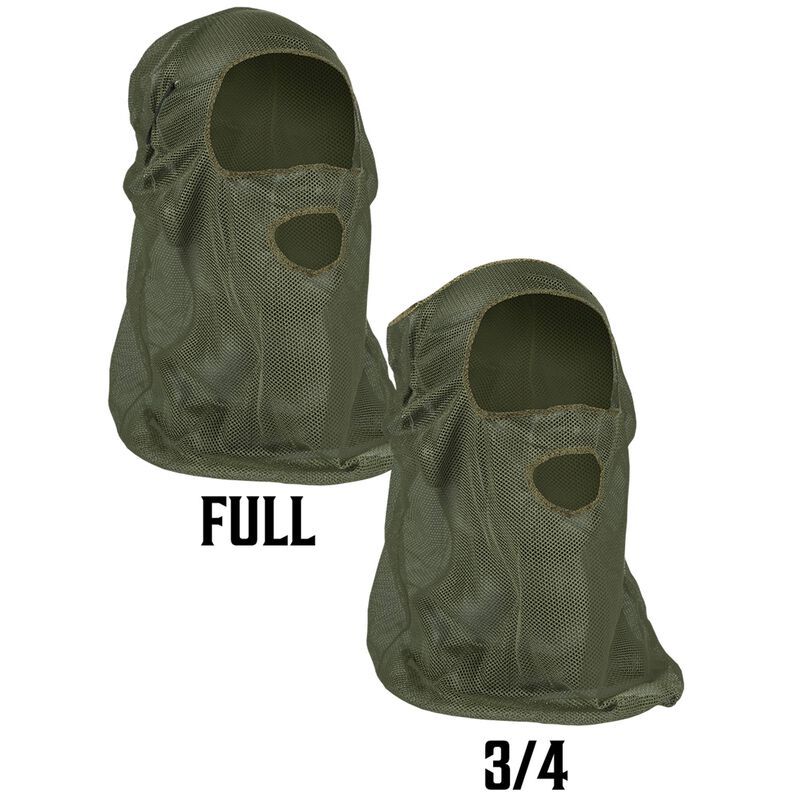 Primos 3/4 Mask OD Green Mesh
