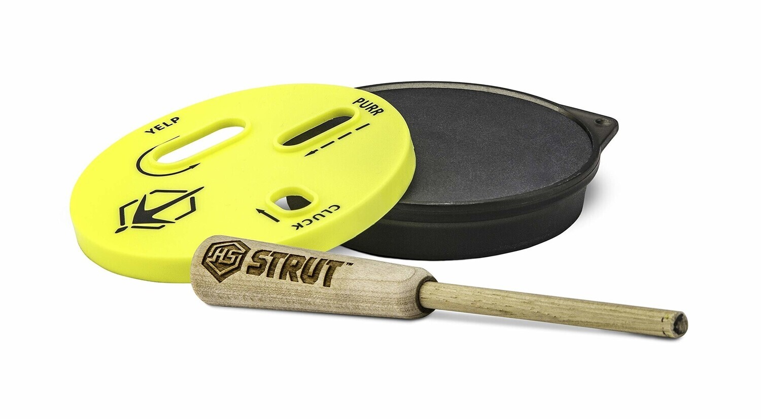 Hunter's Specialties Strut Cookie Cutter Tracer Lid Slate Pot Call Hunter's Specialties Strut Cookie Cutter Tracer Lid Slate Pot Call