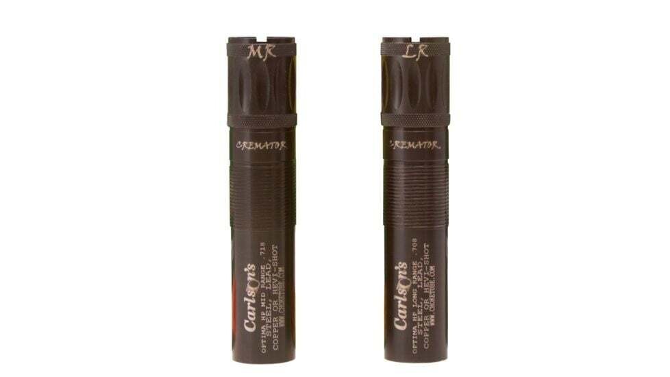 Carlson's Cremator Ported Choke Tube Sets Beretta Optima HP System 12 Gauge for Steel Lead or Hevi Shot Mid-Range & Long-Range Combo