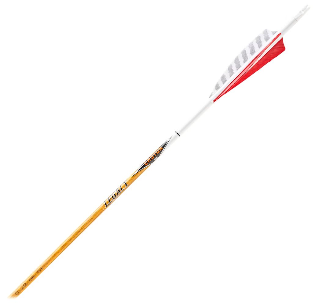 Easton Carbon Legacy 6.5mm 340 4" Feathers (1 Count)