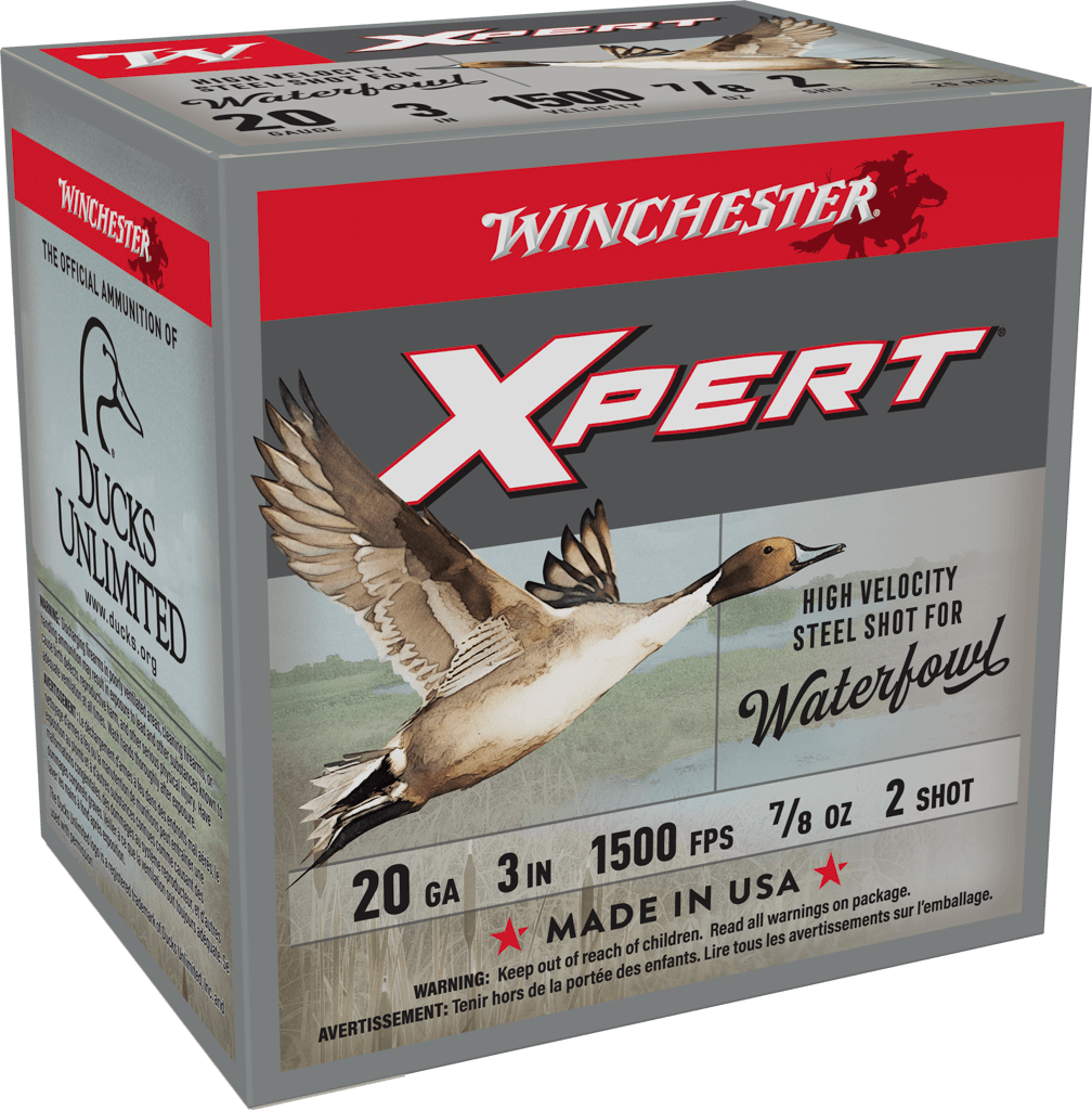 Winchester Xpert 20 Gauge 3" 7/8 oz #2 High Velocity Steel (25 Rounds)