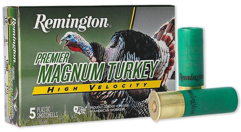 Remington Premier Magnum Turkey 12 Gauge 3" 1 3/4 oz #4 High Velocity (5 Rounds)