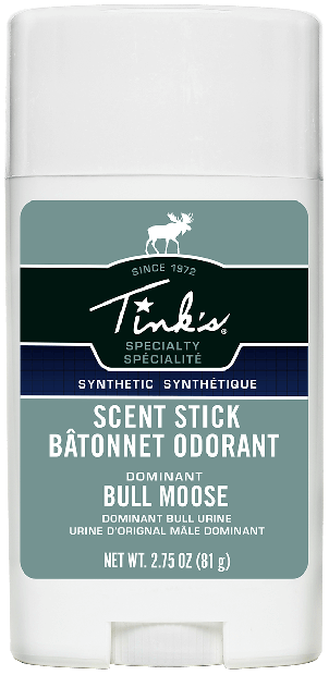Tink's Dominant Bull Moose Synthetic Stick 2.75 oz Tink's Dominant Bull Moose Synthetic Stick 2.75 oz