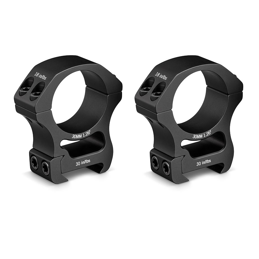 Vortex Pro Rings 30mm High 1.26Inch /32.0mm (2 rings)