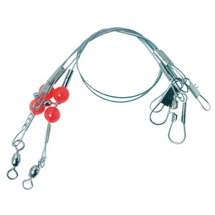 Eagle Claw QLPRHC-1/0 Lazer Pike Spin Rig, Size 1/0 Hook, Chrome Eagle Claw QLPRHC-1/0 Lazer Pike Spin Rig, Size 1/0 Hook, Chrome