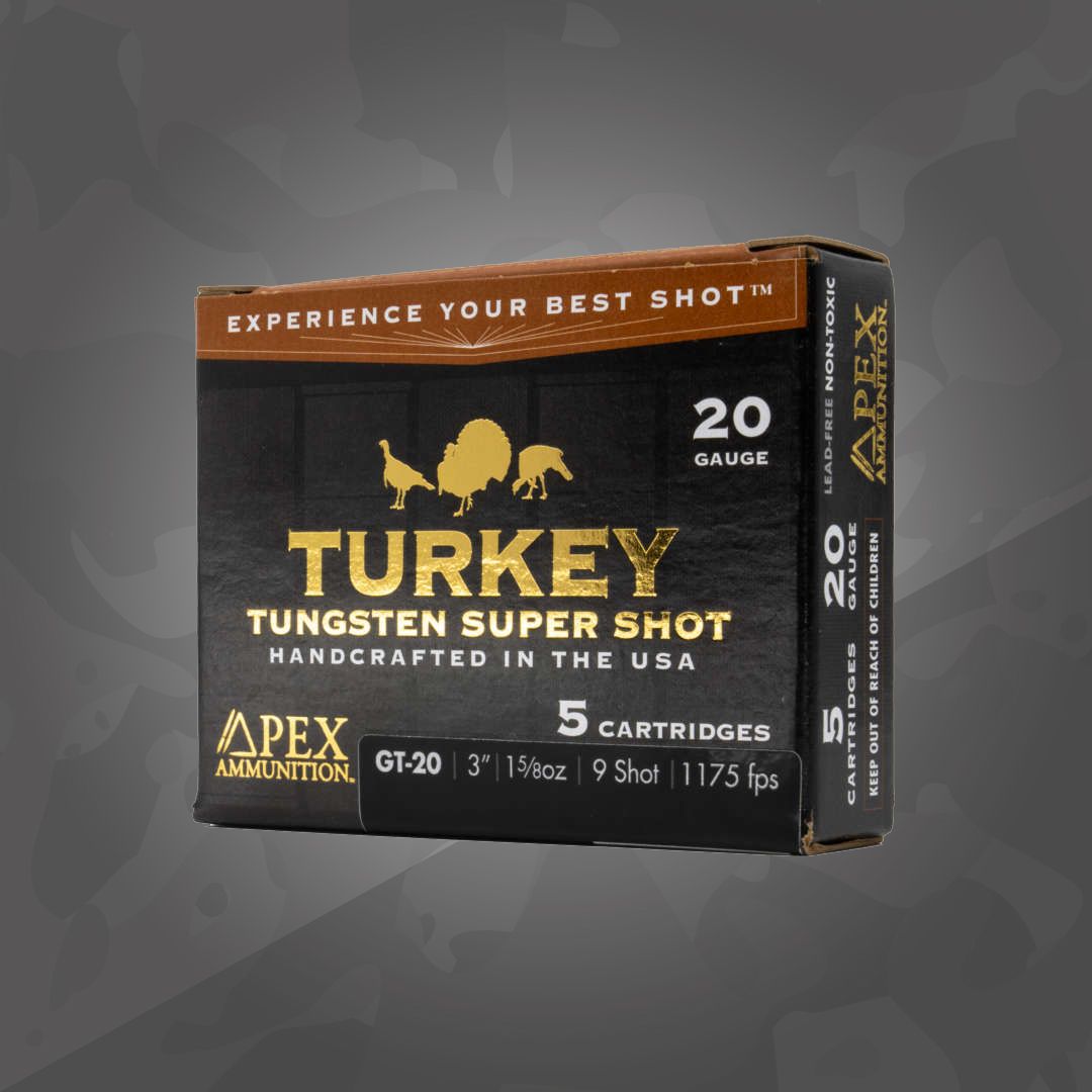 Apex Turkey Tungsten 20 Gague 3" #7 Shot (5 Rounds)