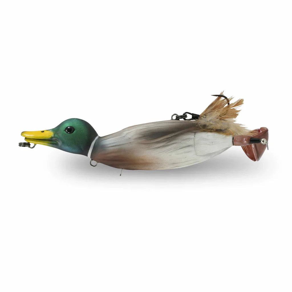 Savage Gear D-100 Suicide Duck Topwater Lure, Color: Adult Mallard