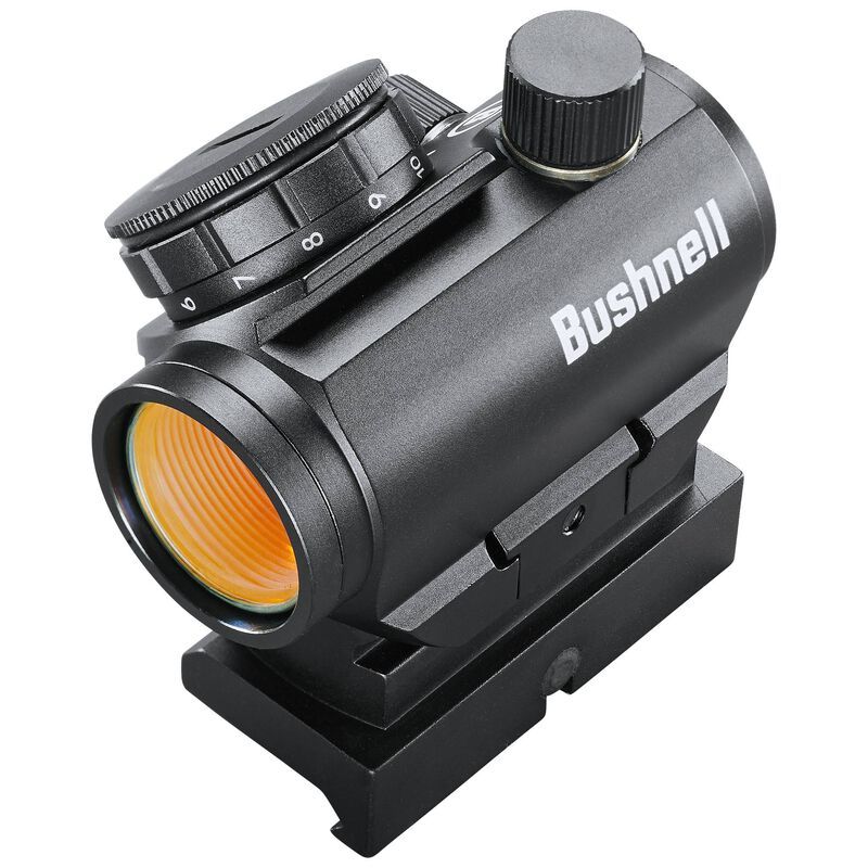 Bushnell AR Optics TRS-25 HiRise 1x25mm Riflescope with Riser Block 3 MOA Red Dot Reticle Matte Black Bushnell AR Optics TRS-25 HiRise 1x25mm Riflescope with Riser Block 3 MOA Red Dot Reticle Matte Black