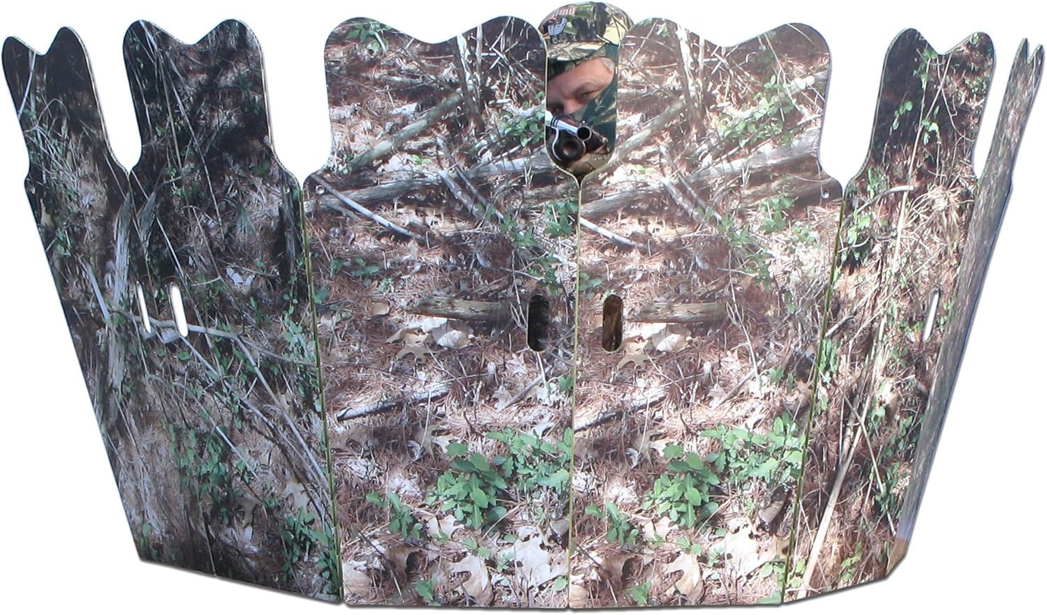 GhostBlind C-GBI-PH Phantom Reflective Ground Hunting Blind 35" H, Lightweight, Waterproof, Shatterproof, with Carry Strap & Tie Downs, Bi-lingual