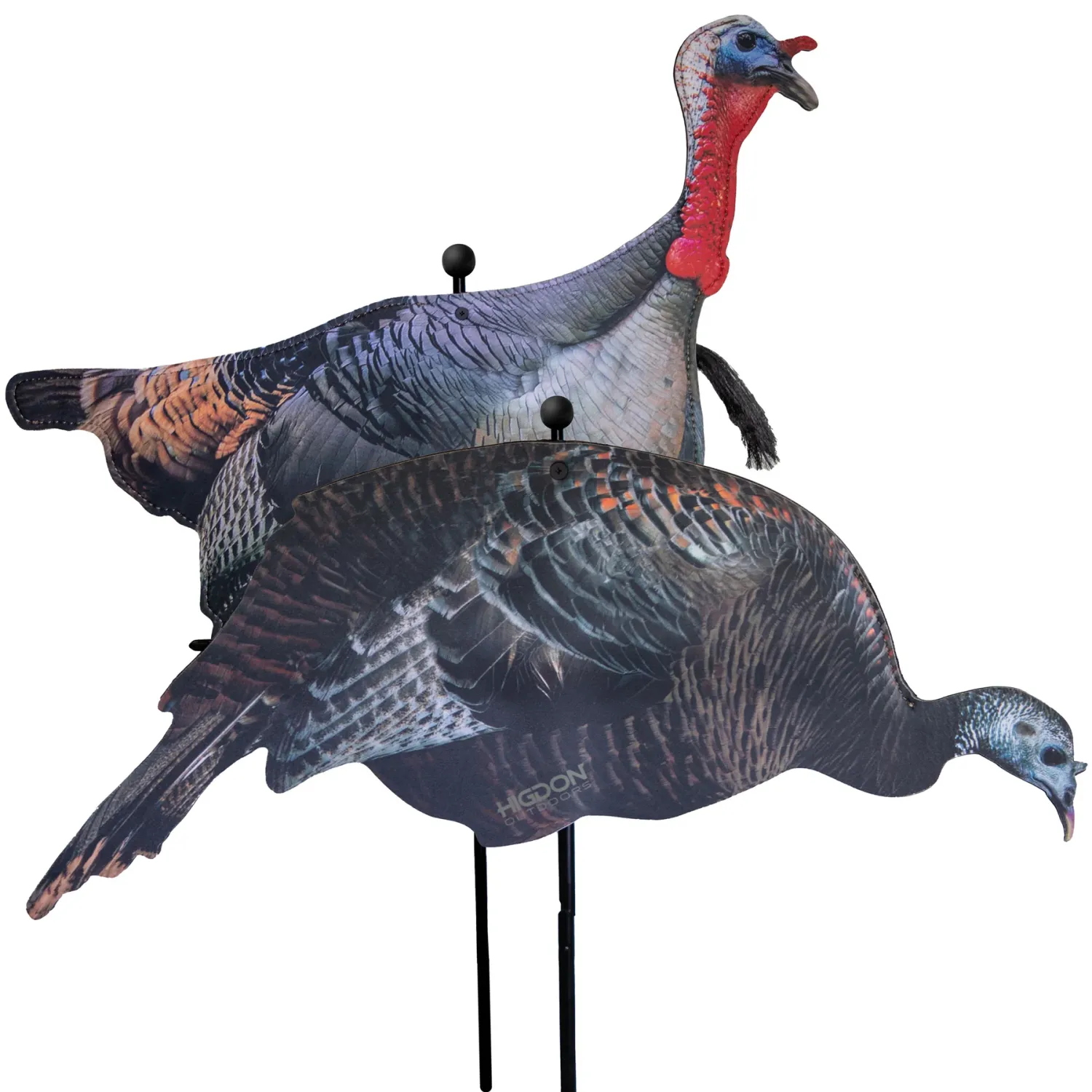 Higdon FLEX Turkey Combo, Tom and Hen Silhouette Decoy