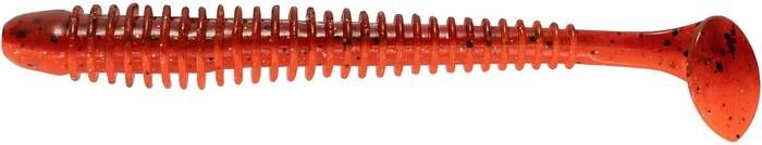 Keitech SW3US21 Swing Impact, Fire Craw 3", 10pk, Strong Squid Scent infused