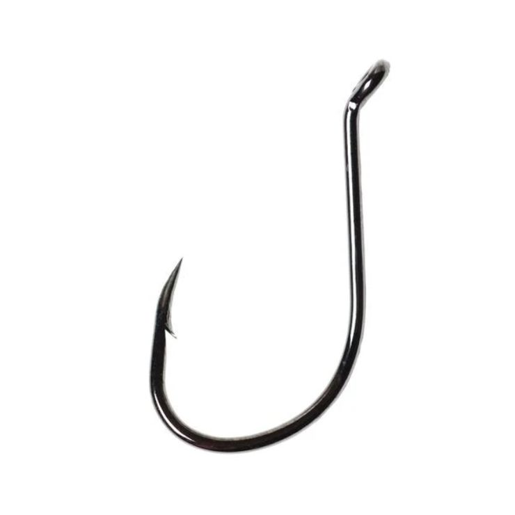 Eagle Claw Lazer Octopus Hook, Forged, Platinum Black, Size 2, 10 Pk