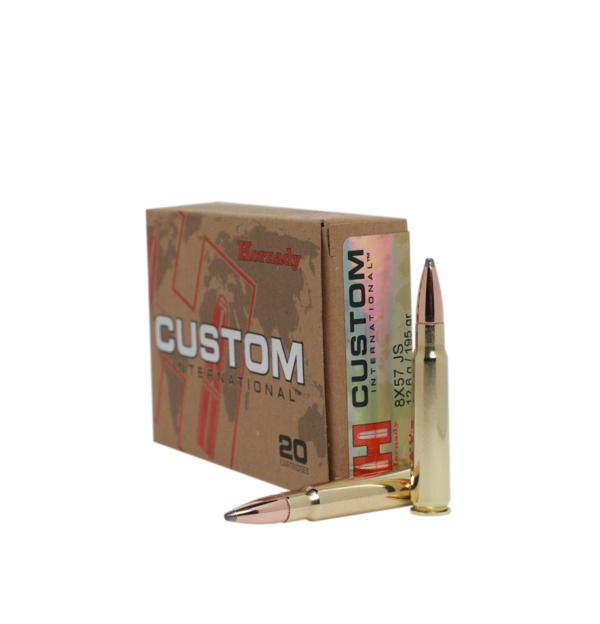 Hornady 8X57 JS 195gr SP Interlock Custom International