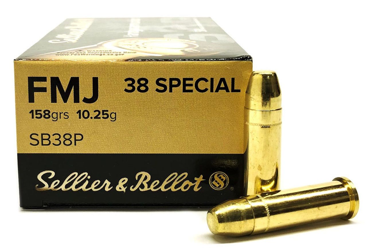 S&B 38 Special 158gr FMJ (50 Rounds)