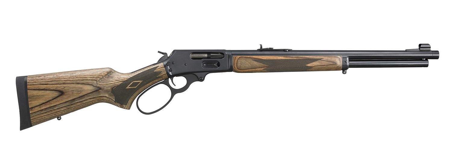 Marlin Model 1895™ Guide Gun Lever-Action Rifle 45-70 Govt Brown Laminate Satin Blued 19.1 Marlin Model 1895™ Guide Gun Lever-Action Rifle 45-70 Govt Brown Laminate Satin Blued 19.1" Threaded Barrel