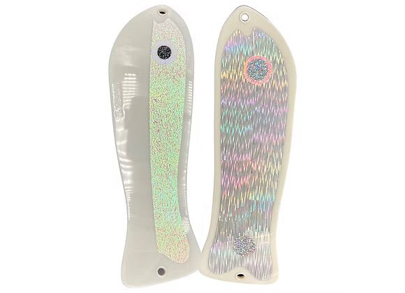 Triple Threat Lures Trolling Flasher, Color: Ghosted