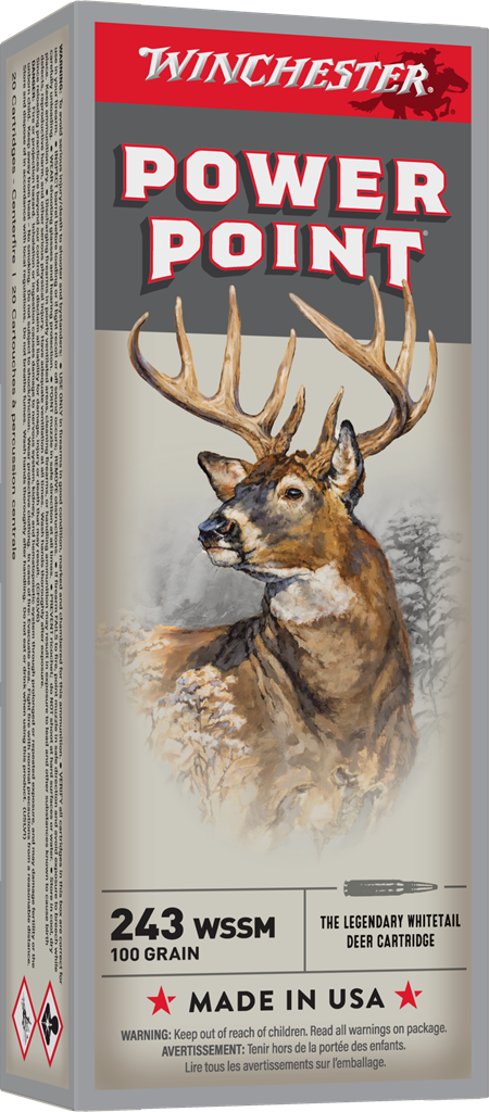 Winchester 243 WSSM 100 Grain Power Point