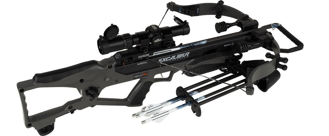 Excalibur RevX TD - Stealth Grey w/ Overwatch Scope & Explore Case