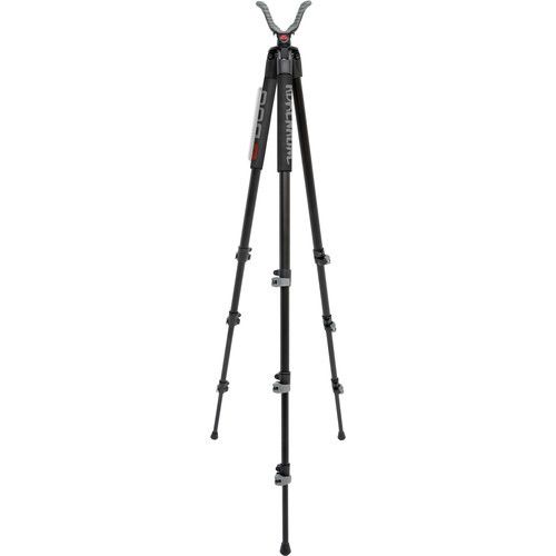 BOG Adrenaline Switcheroo Shooting Rests, Monopods, Bipods, and Tripods with Universal Shooting Rest Heads, Leg Lever Locks, and Lightweight Aluminum Construction for Hunting, Shooting, and Outdoors