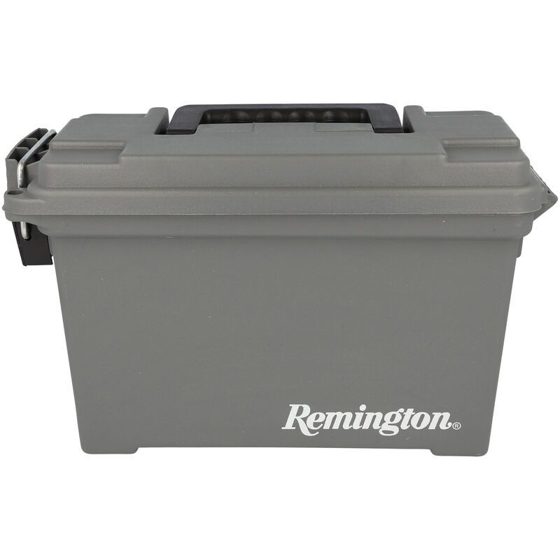 Remington 30 Cal Ammo Can, Plastic Grey