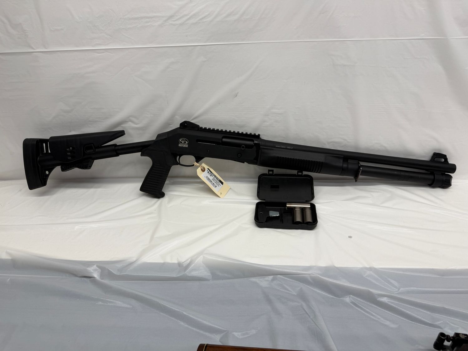 UG-21327 Used Chiappa Model CA612 12Ga 3" Semi Auto Benelli M4 Clone 24" Barrel Ext Mag Adjustable Stock, 4 Original Chokes, Very Little Shooting - Excellent Condition!