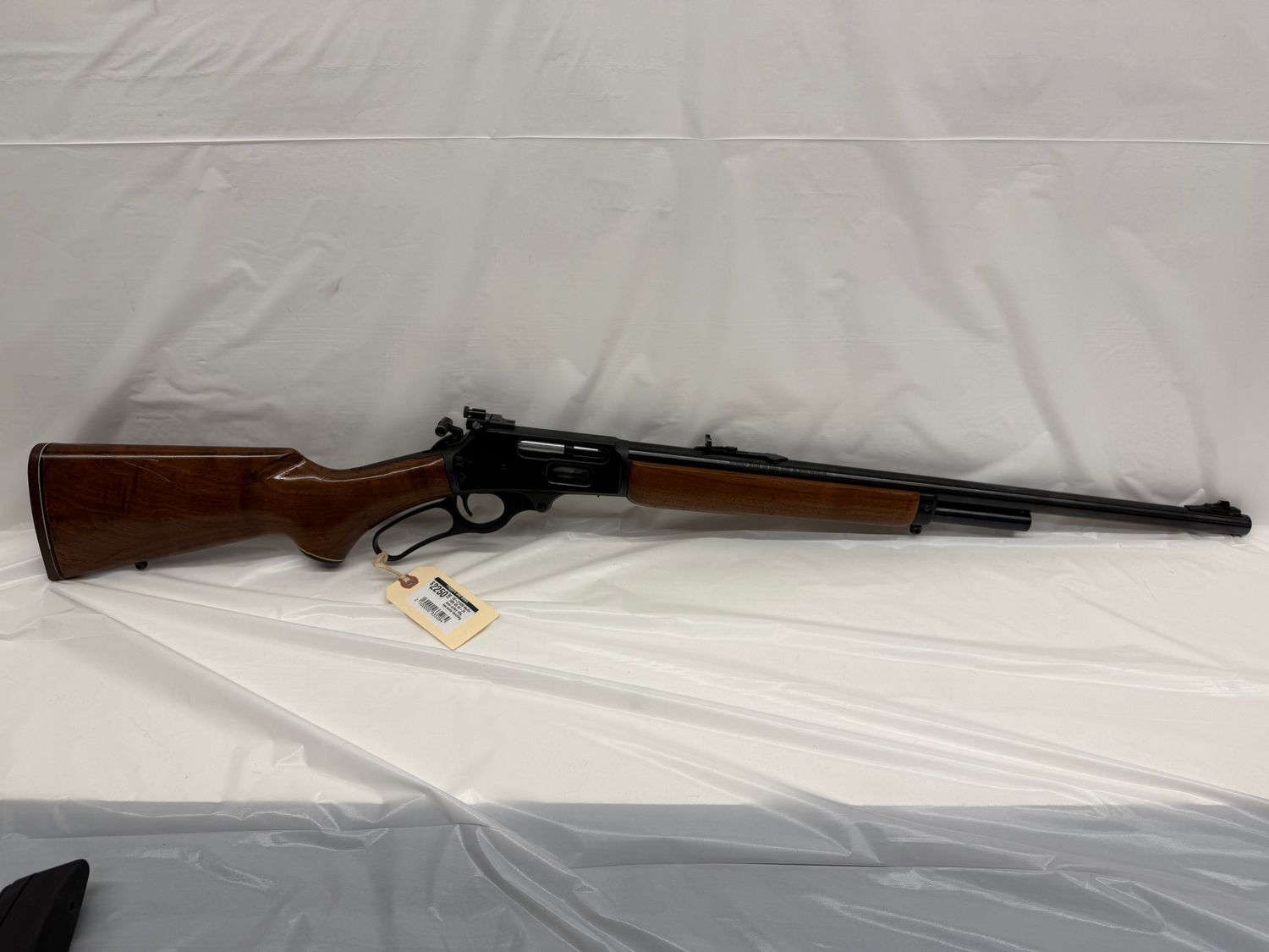 UG-21328 Marlin 1895 SS 45-70 lever action rifle, has some handling marks, Bore is Excellent, Wood and blueing are in Good Condition