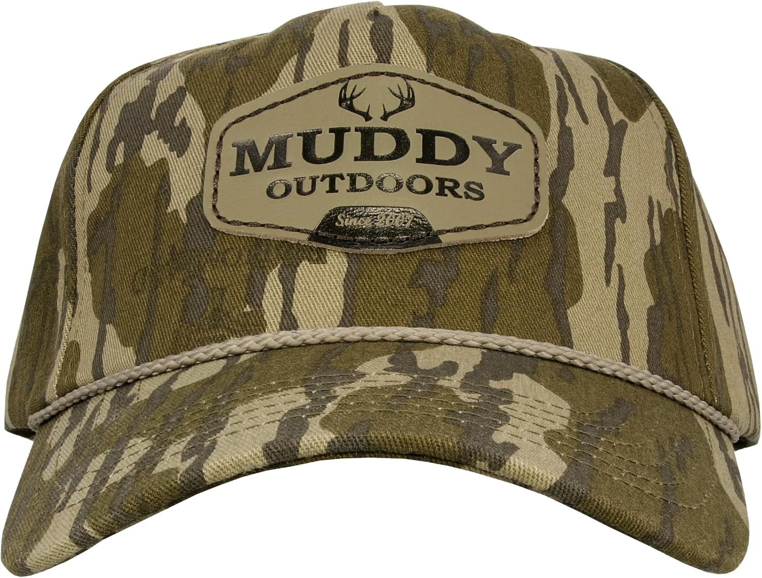 Muddy Ignite Rope Hat/Hex Patch/Mossy Oak Bottomalnd Muddy Ignite Rope Hat/Hex Patch/Mossy Oak Bottomalnd