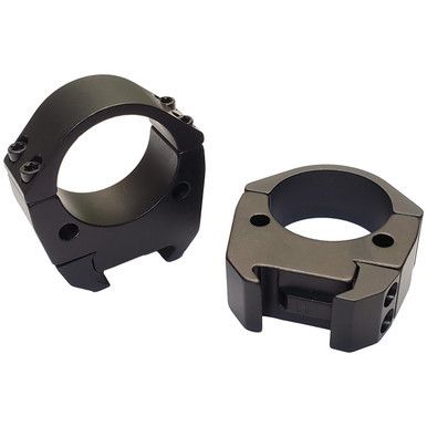 Talley Modern Sporting Rings: 34mm, 0.969" (Low), Black Anodized