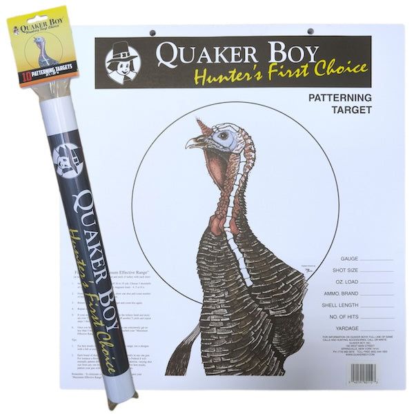Quaker Boy Turkey Patterning Targets 21"x20" (10-Count)