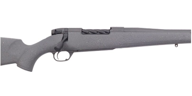 Weatherby - 300WinMag - Mark V Hunter - Granite Speckle Mark V Advanced Polymer Stock/Cobalt Cerakote, #2 Contour, 26"Threaded Barrel, 3+1 round capacity
