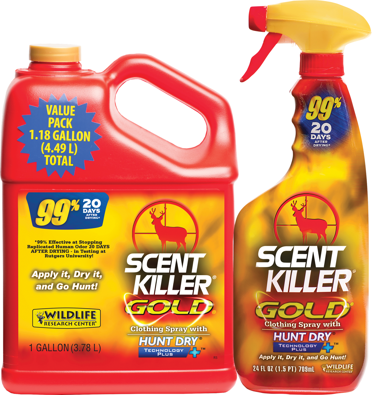 Wildlife Research Center Scent Killer Gold Combo, 1 GAL + 24 OZ Wildlife Research Center Scent Killer Gold Combo, 1 GAL + 24 OZ