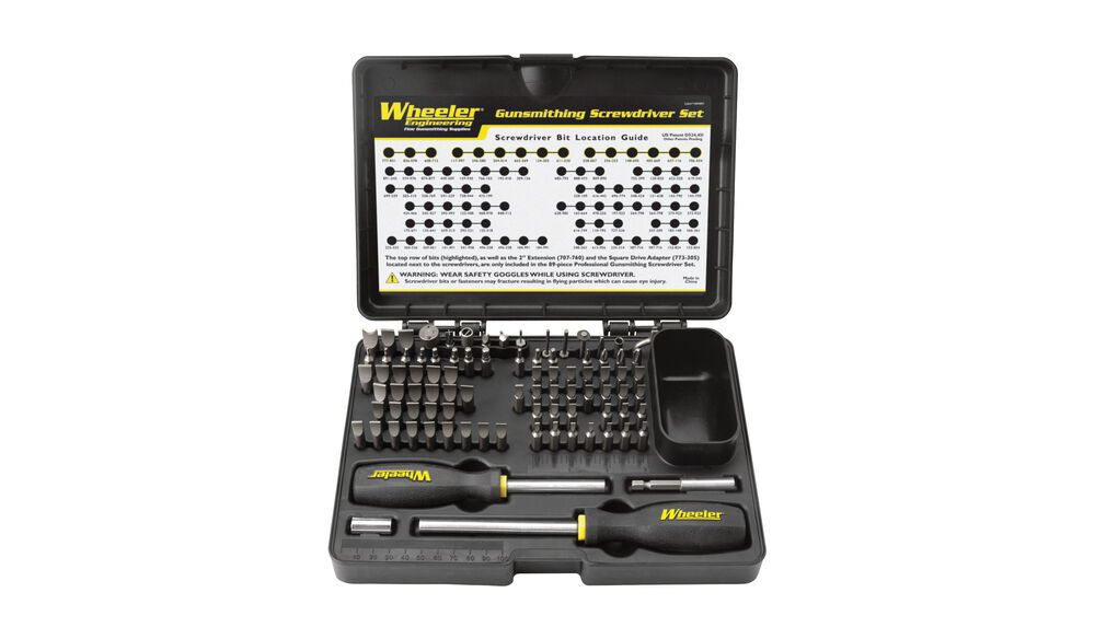 Wheeler 89-Piece Deluxe Professional Gunsmithing Screwdriver Set