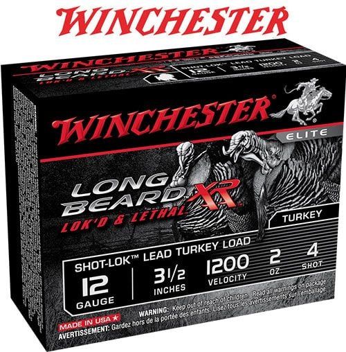 Winchester Long Beard XR Shotgun Shells (10 Rounds) 12 Gauge 3-1/2" Shot #4 2oz