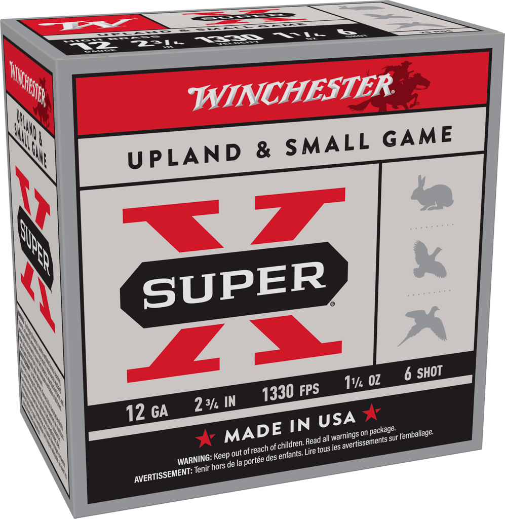 Winchester Western Super X 12 Gauge, #6, (25 Rounds)