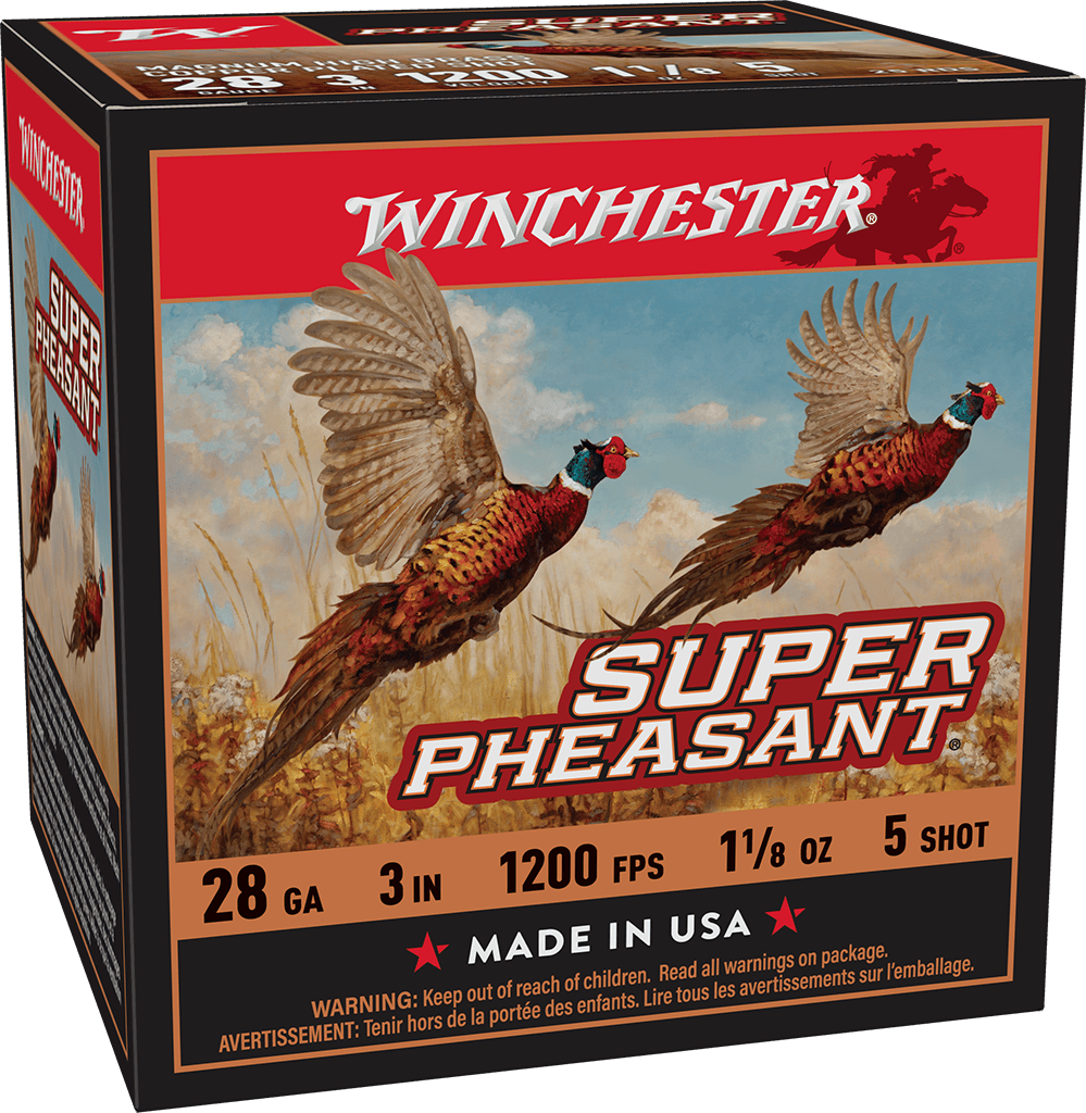 Winchester 28 GA 1-1/8" #5 SUPER PHEASANT HV HB 3 OZ  25 Rounds